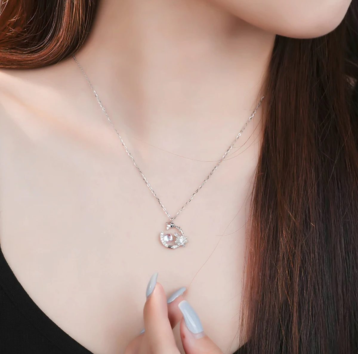 Moon Flower Necklace – Luna Divina Co