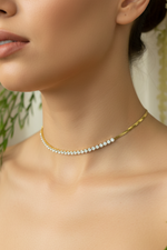 Load image into Gallery viewer, Snake Chain Choker
