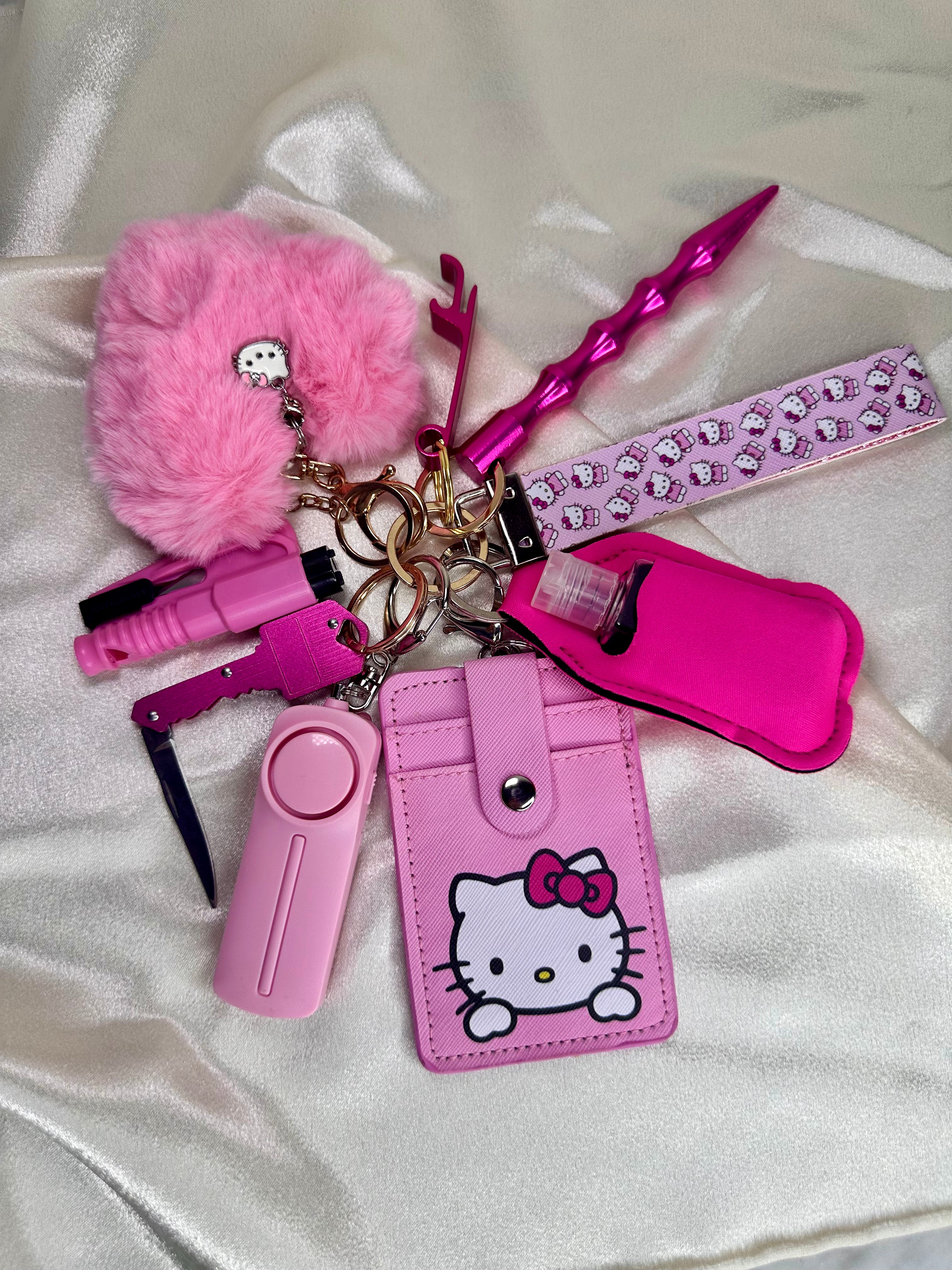 Pretty N Pink Safety Keychain