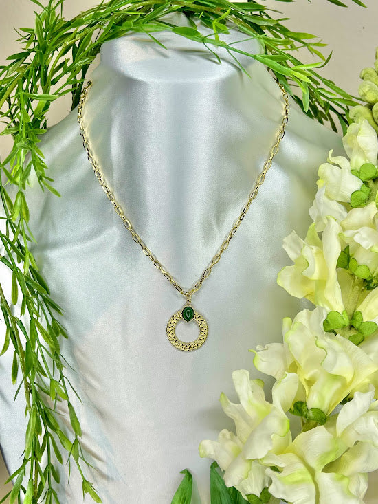 Green Agate Necklace